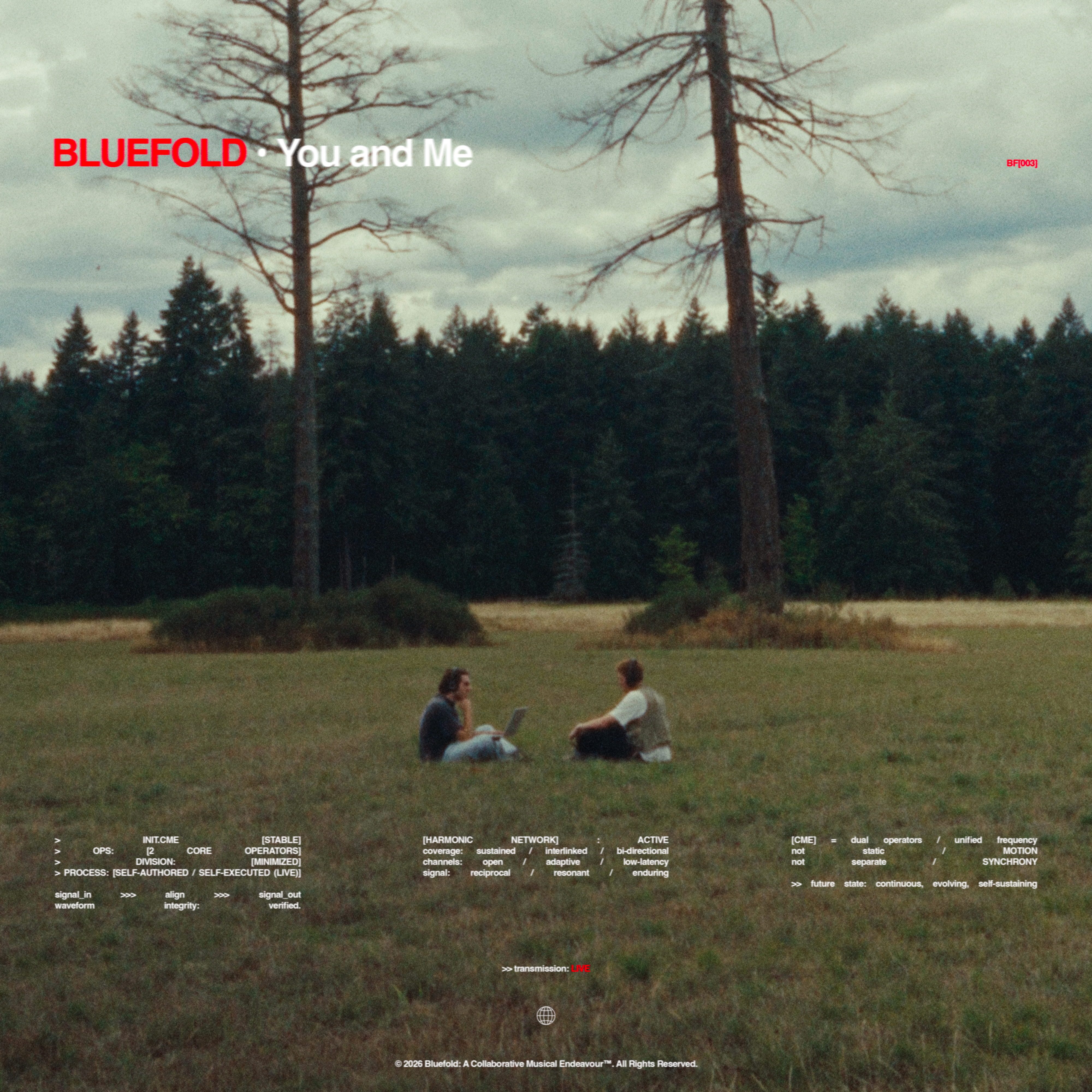 Bluefold You and Me artwork